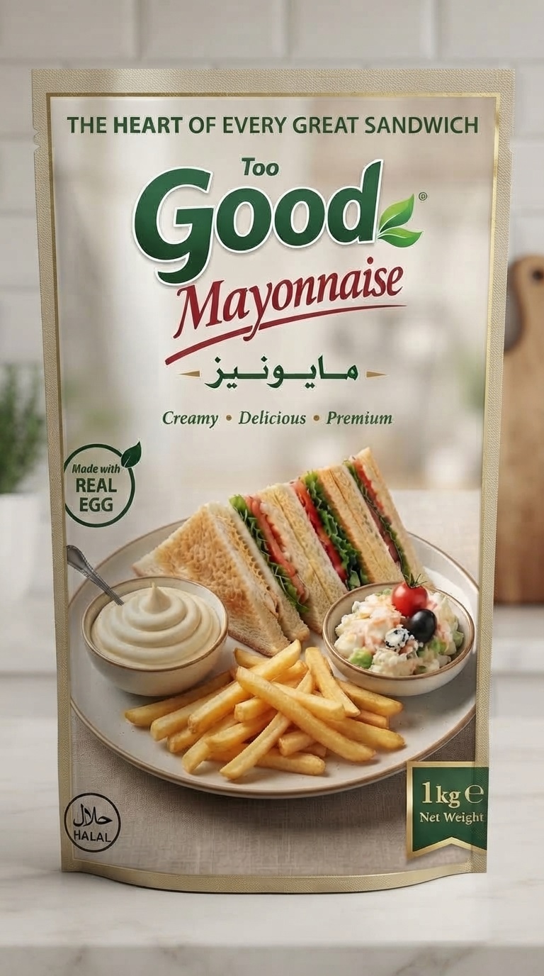 Too Good Mayonnaise 1kg pouch
